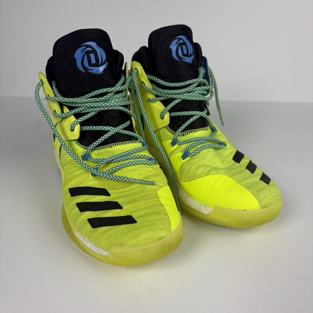 Adidas D Rose 7 Primeknit Volt Black AQ7215
